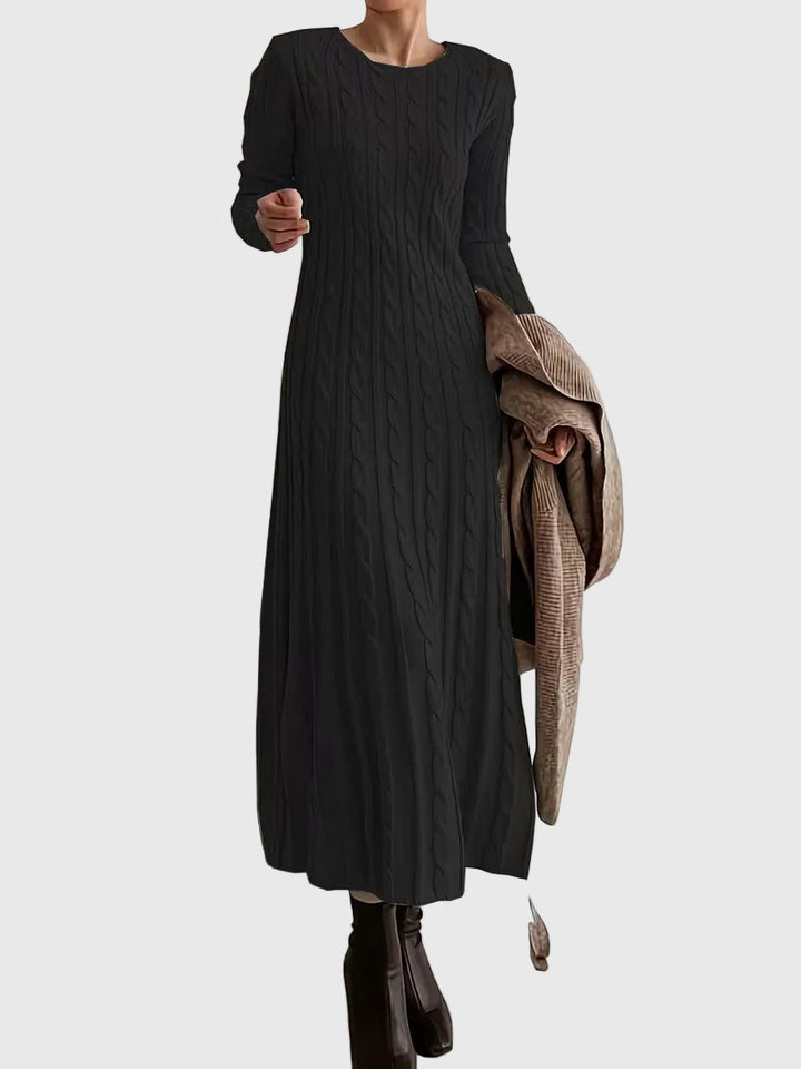 Vanessa - Elegantti Maxi Neulemekko