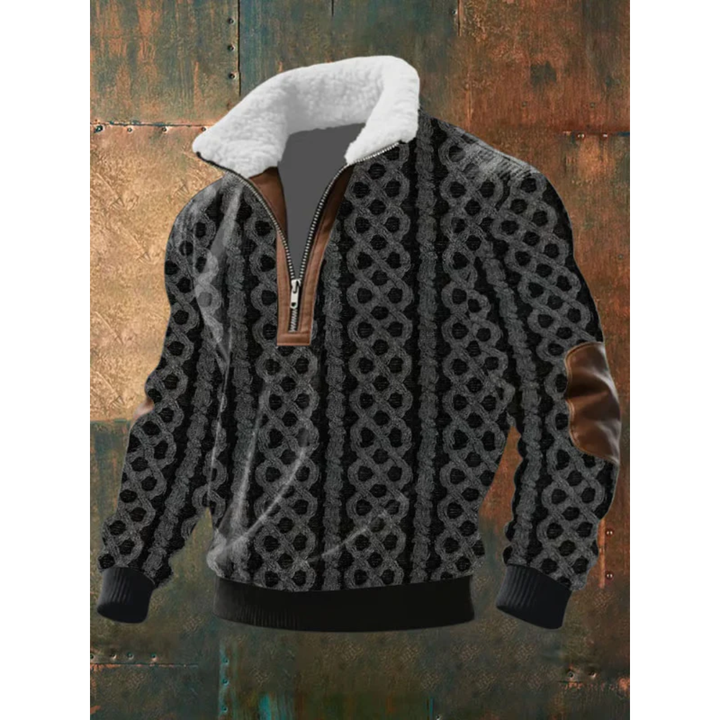 János - Korkeakauluksinen Fleece-T-paita