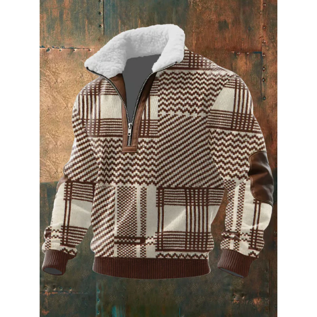 János - Korkeakauluksinen Fleece-T-paita