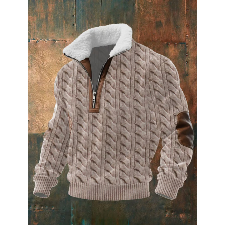 János - Korkeakauluksinen Fleece-T-paita