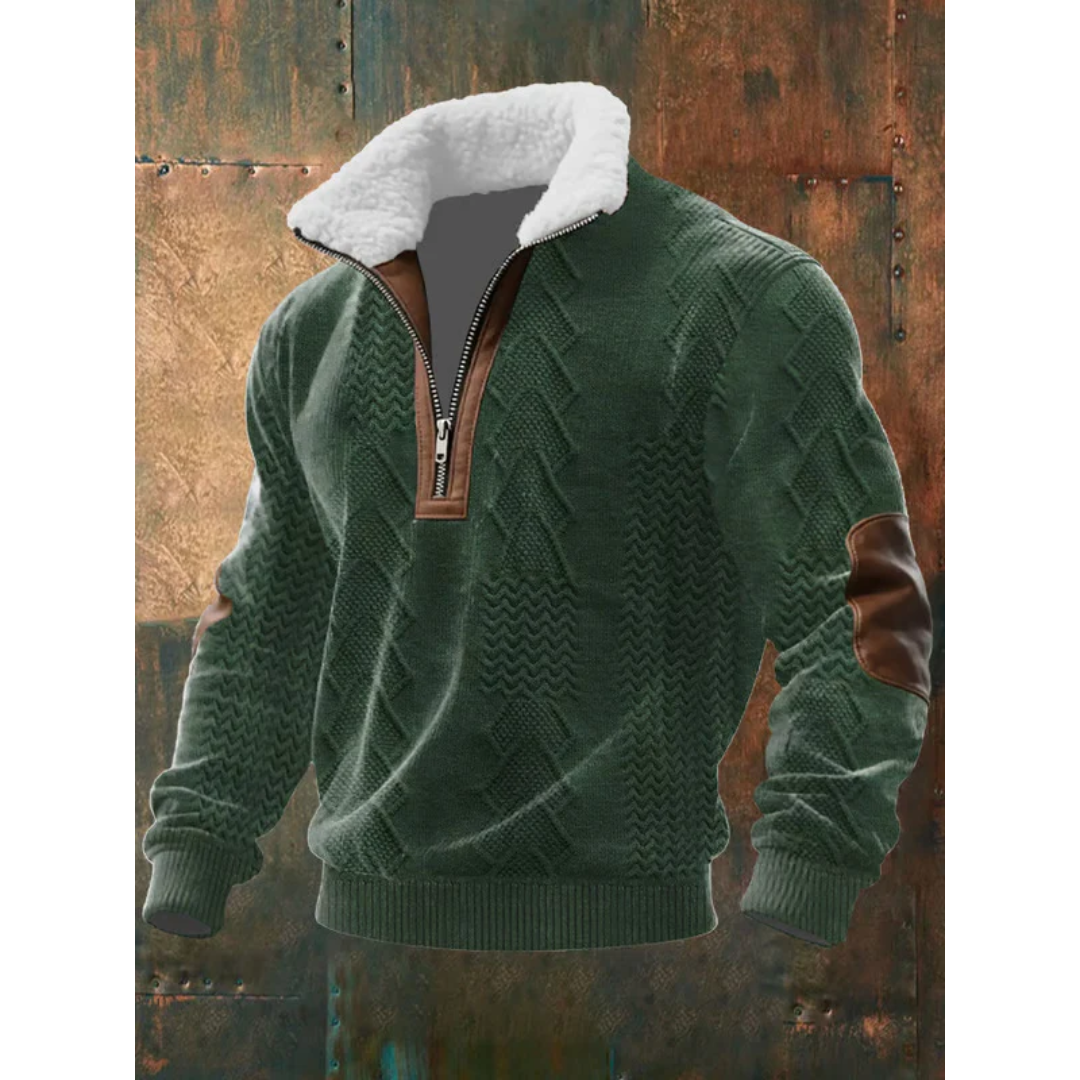 János - Korkeakauluksinen Fleece-T-paita