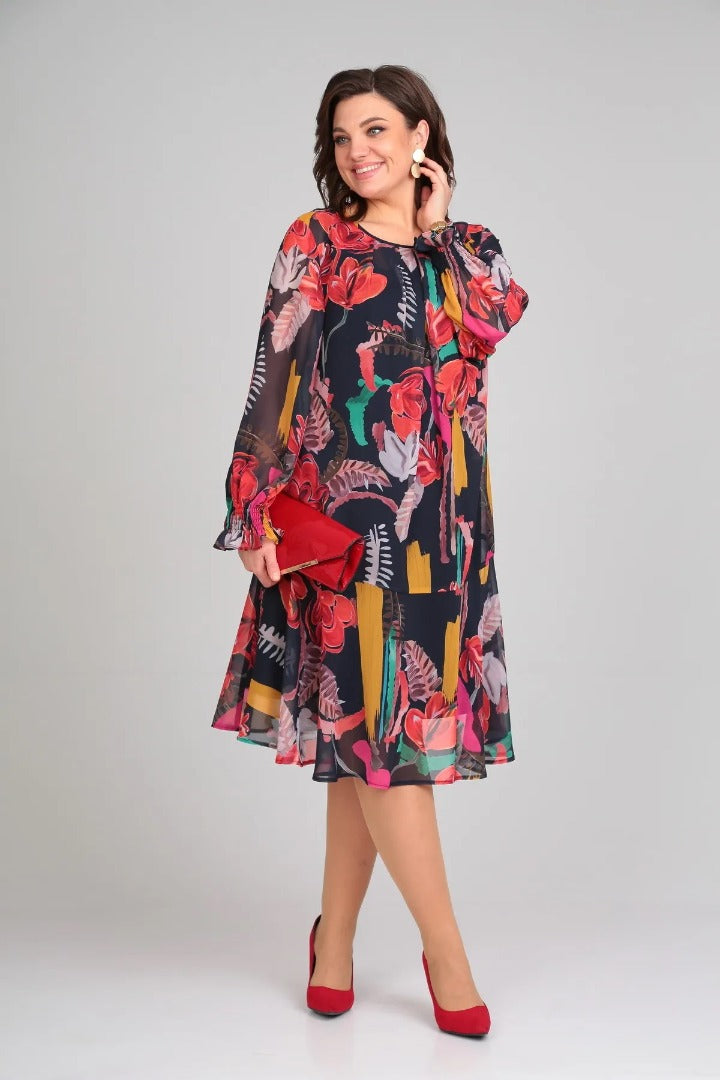 Florine – Elegantti Kukallinen Mekko