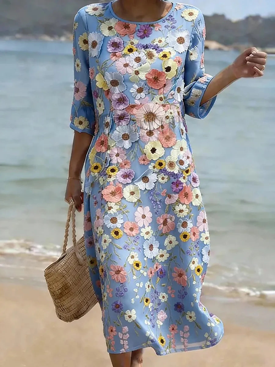 Brooke | Elegantti kukkamekko