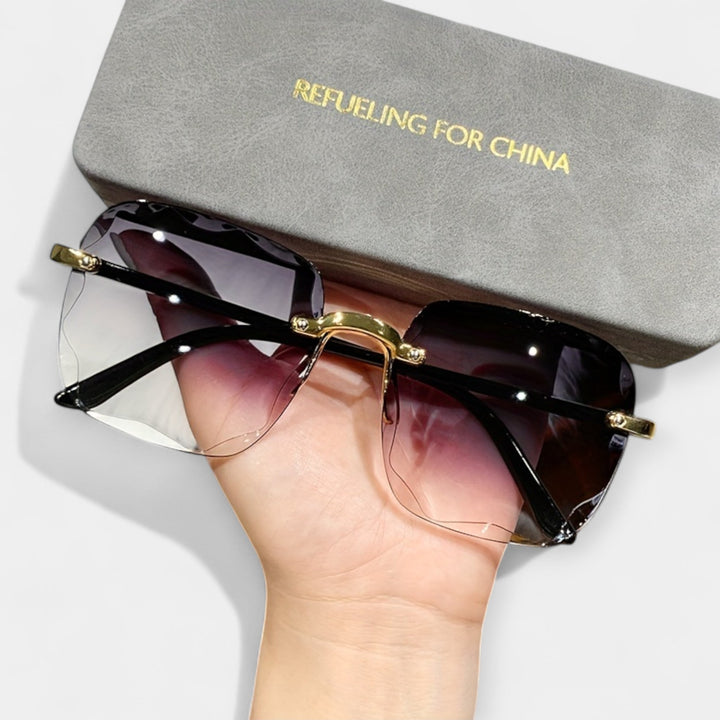 Classic Retro Frameless Sunglasses