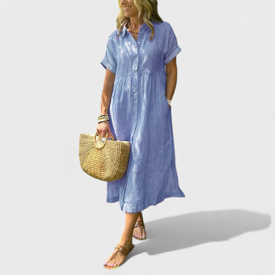 Angela - Raidallinen mekko