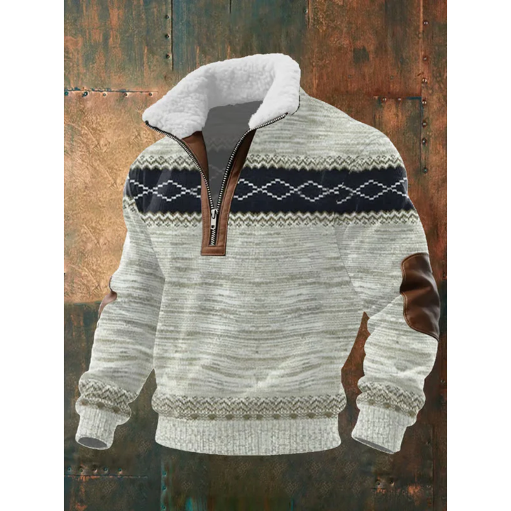 János - Korkeakauluksinen Fleece-T-paita