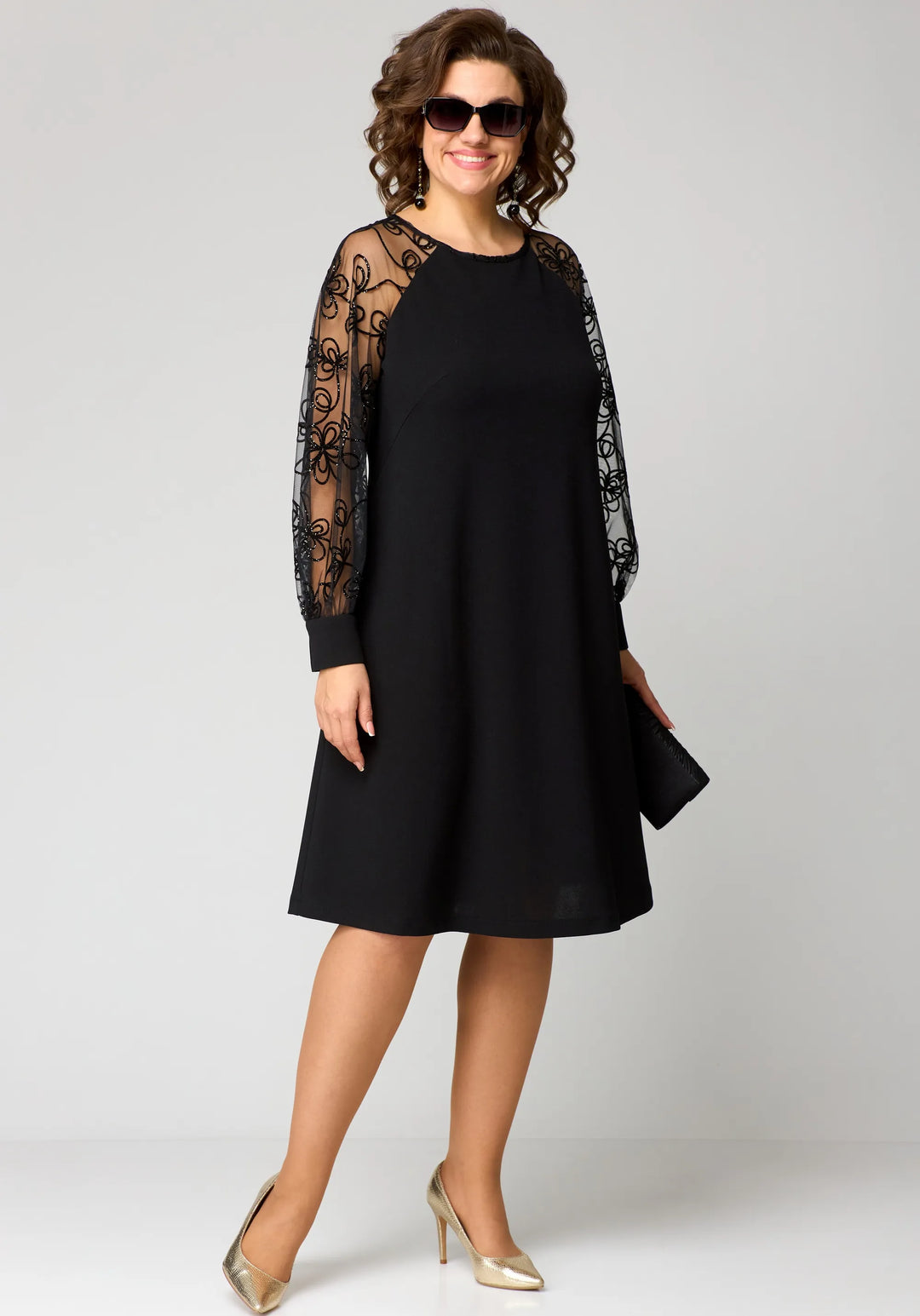 Bella™ - Elegantti Pitkähiha Mekko