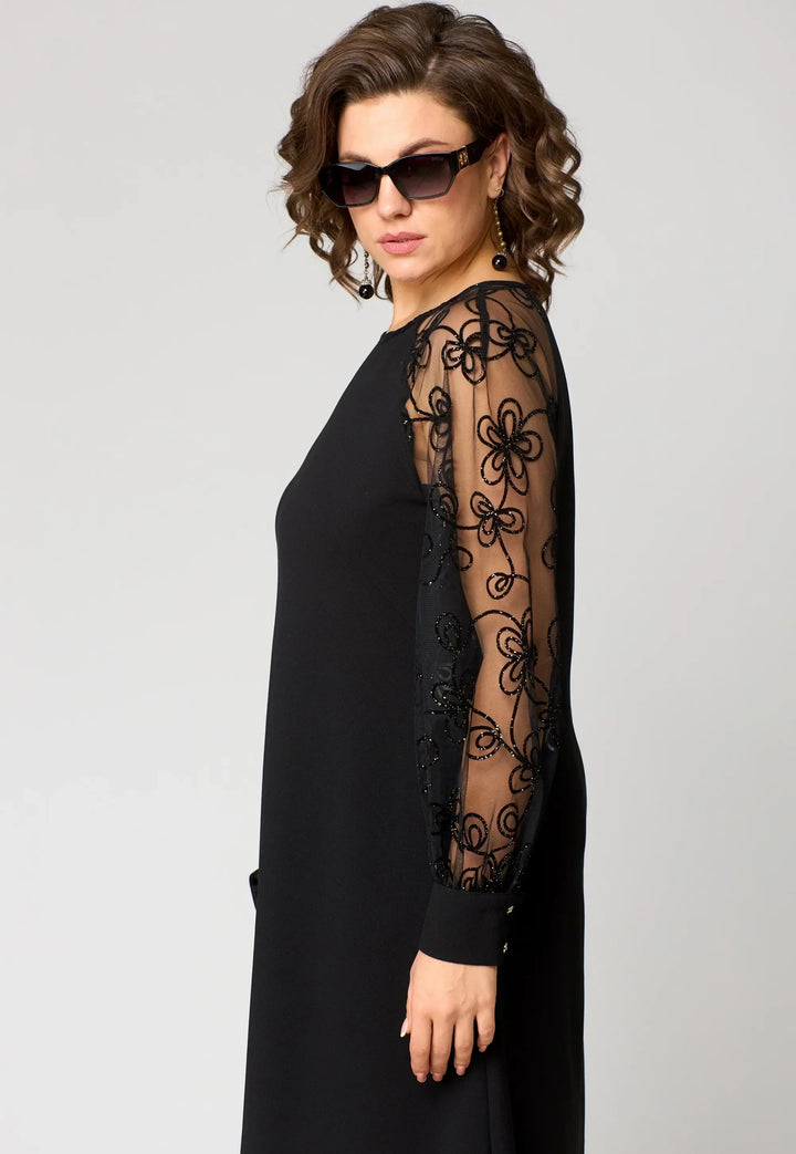 Bella™ - Elegantti Pitkähiha Mekko
