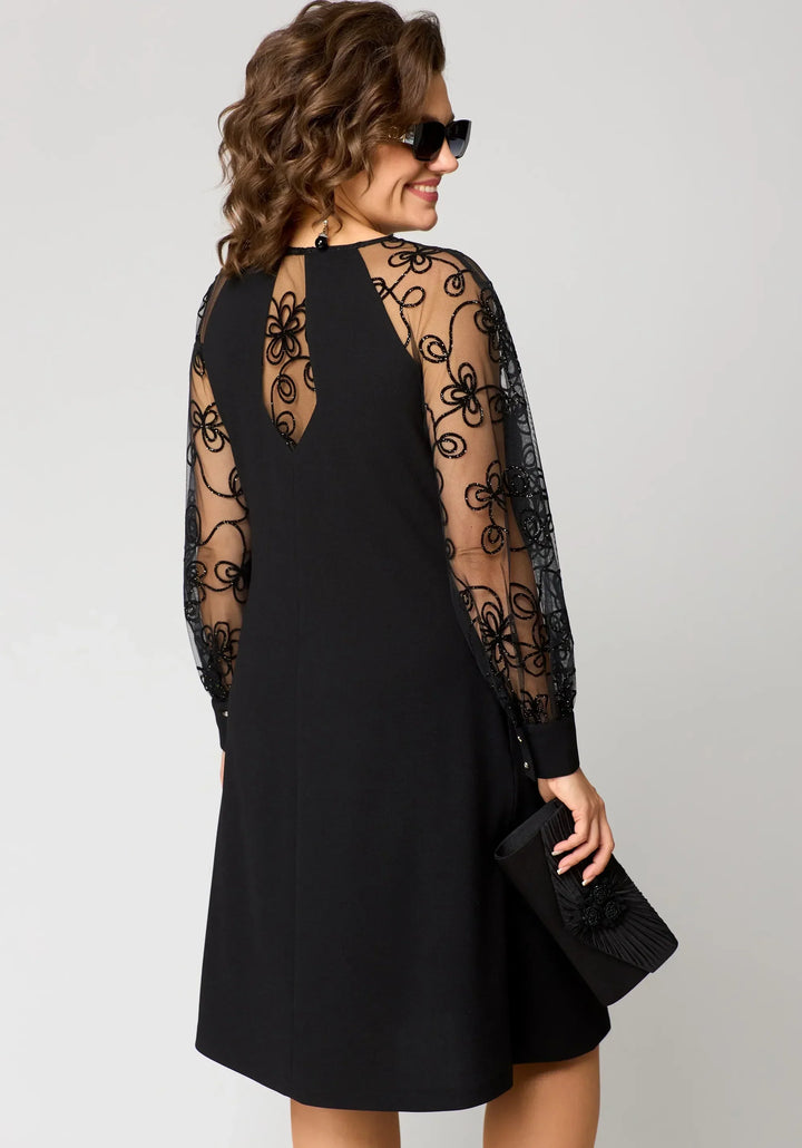 Bella™ - Elegantti Pitkähiha Mekko