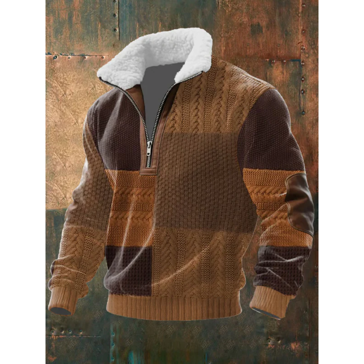 János - Korkeakauluksinen Fleece-T-paita