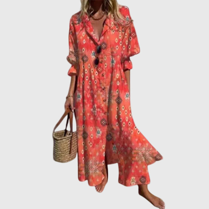 Zariah | Elegantti bohemialainen maksimekko