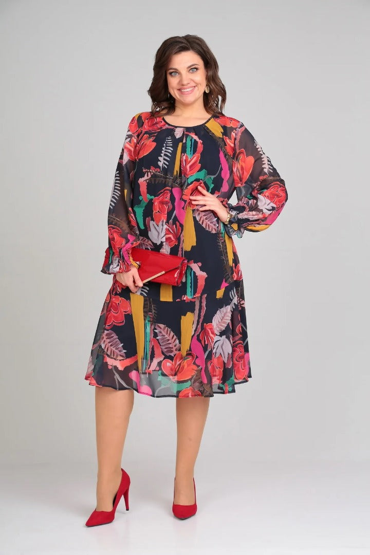 Florine – Elegantti Kukallinen Mekko