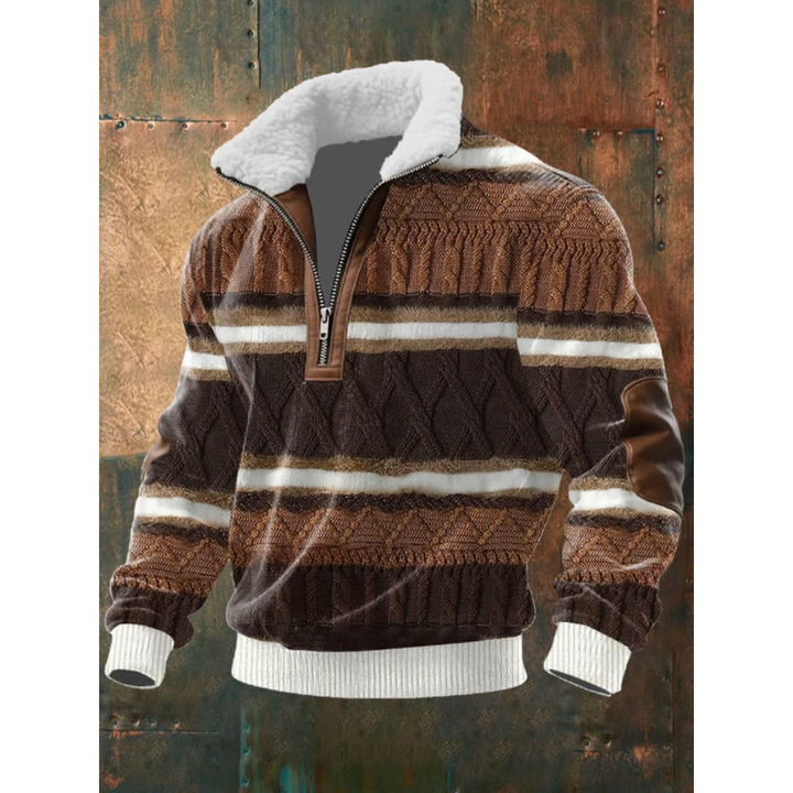 János - Korkeakauluksinen Fleece-T-paita