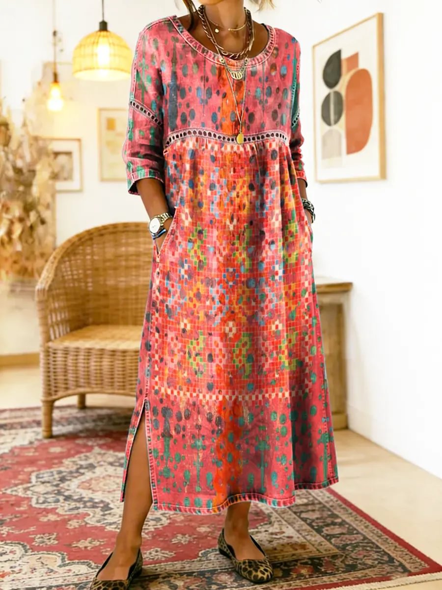 Francisca | Elegantti kuviollinen vaate
