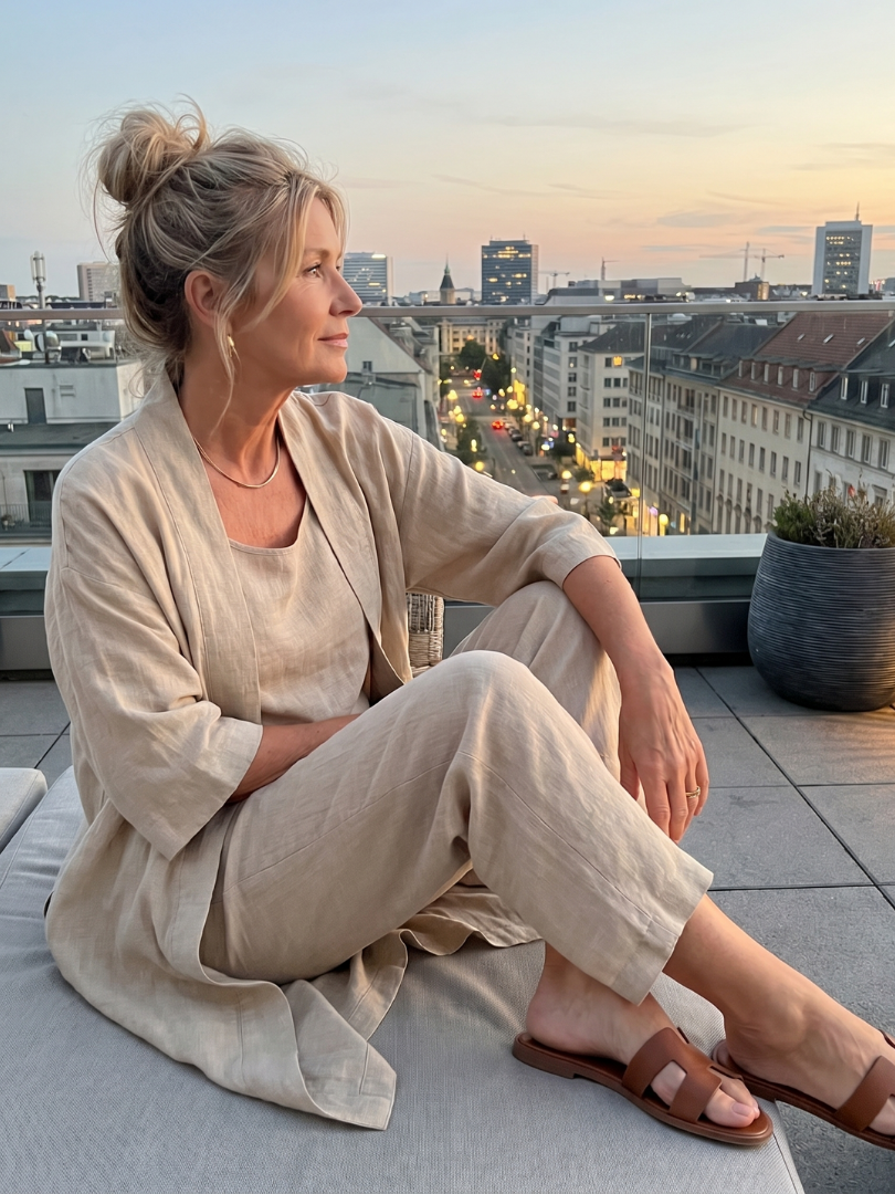 Yael | Kolmeosainen Mukava Toppi ja Housut - Setti