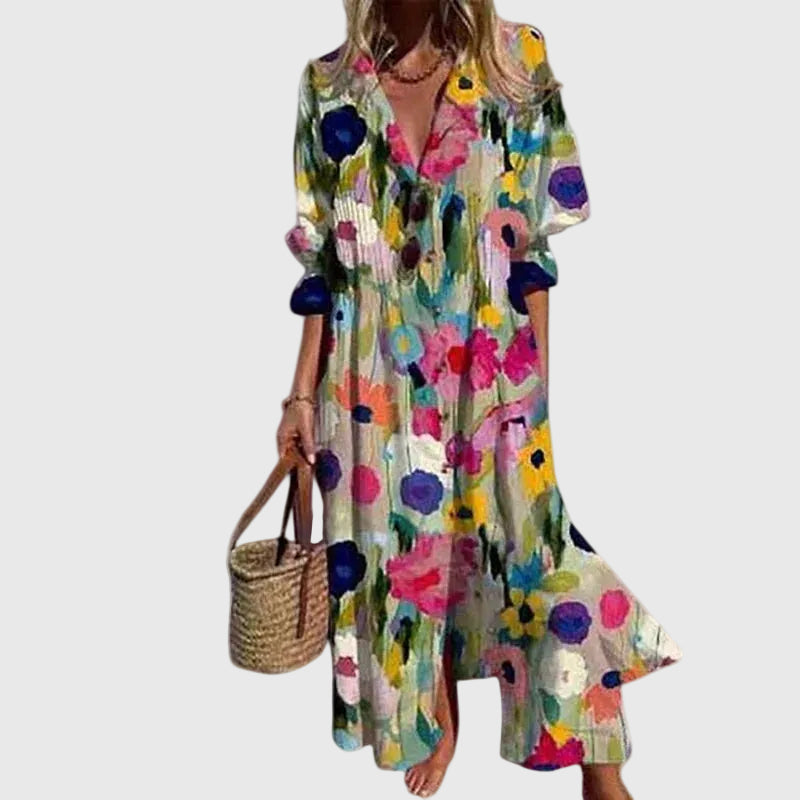 Zariah | Elegantti bohemialainen maksimekko