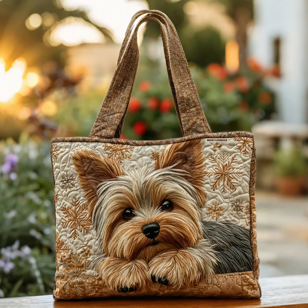 Käsintehty Yorkie-laukku - loistava design