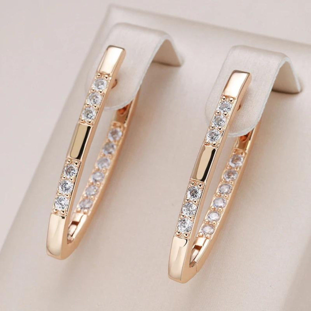 Elegantit Kultaiset Zirkoniakorvakorut