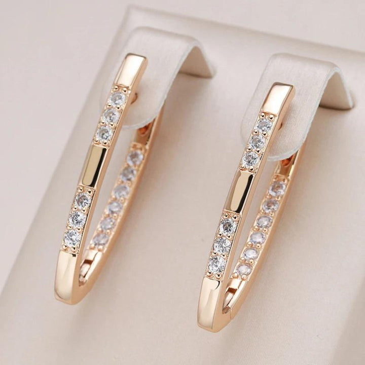 Elegantit Kultaiset Zirkoniakorvakorut