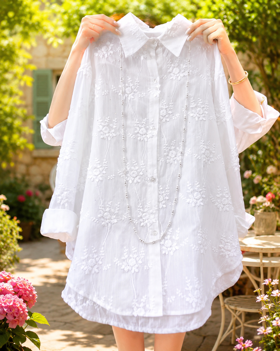 Seraphina™ | Brodeerattu paita