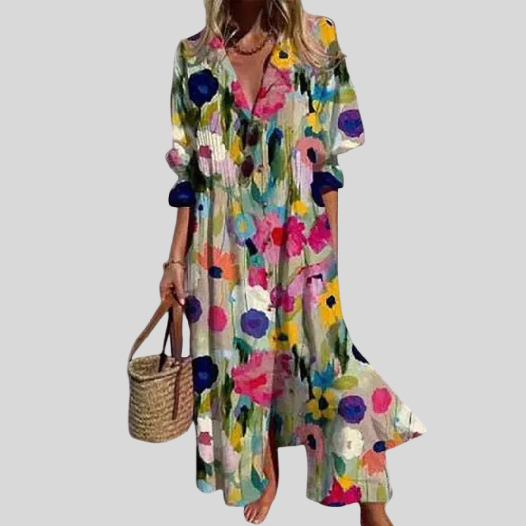 Zariah | Elegantti bohemialainen maksimekko