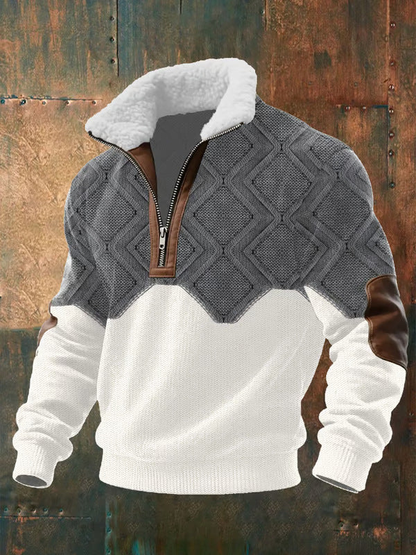 János - Korkeakauluksinen Fleece-T-paita