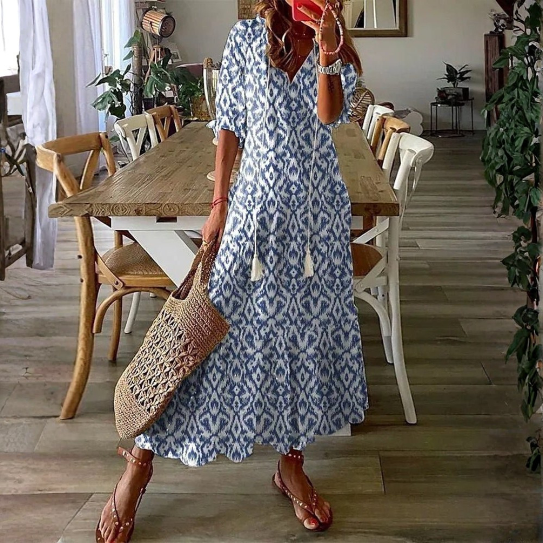 Luna | Kevyt boho-midimekko