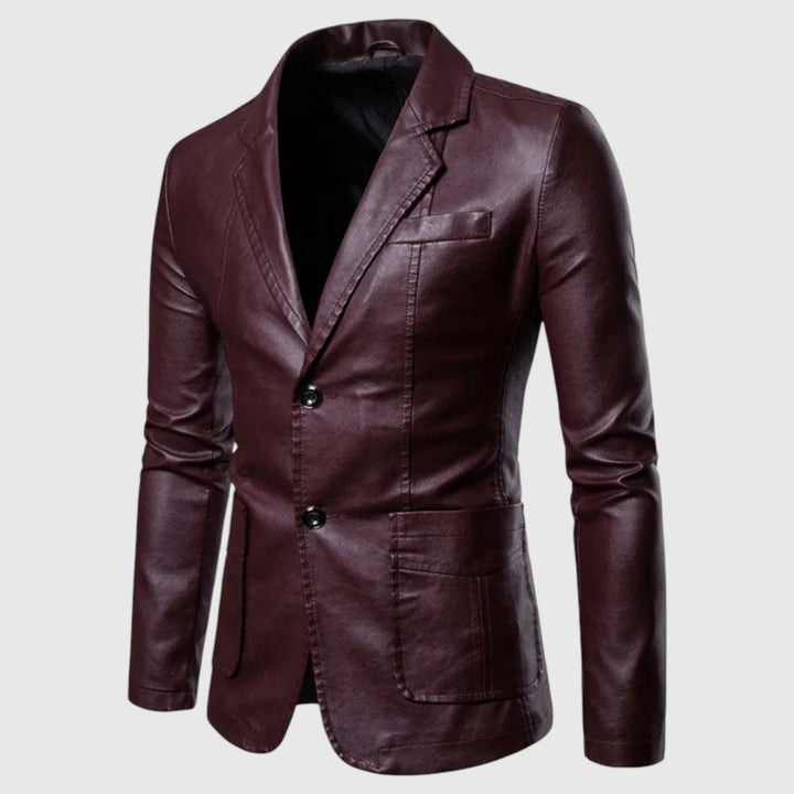 Stefan - Elegantti Nahkatakki