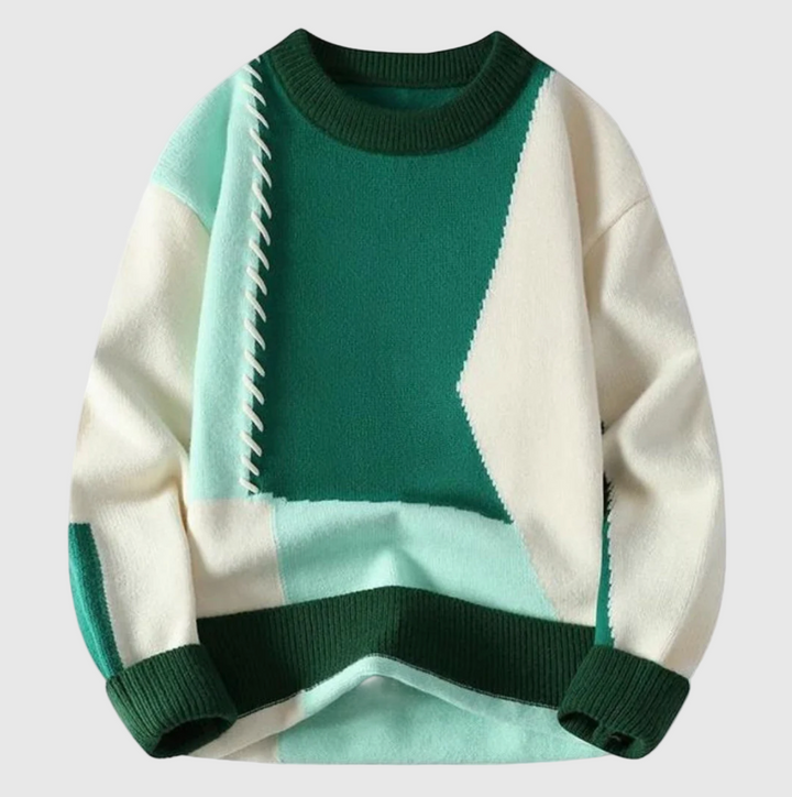 Jordán – Kudottu neule patchwork-muotoilulla