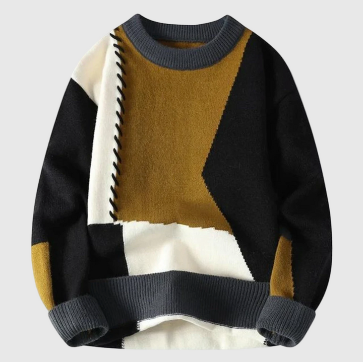 Jordán – Kudottu neule patchwork-muotoilulla