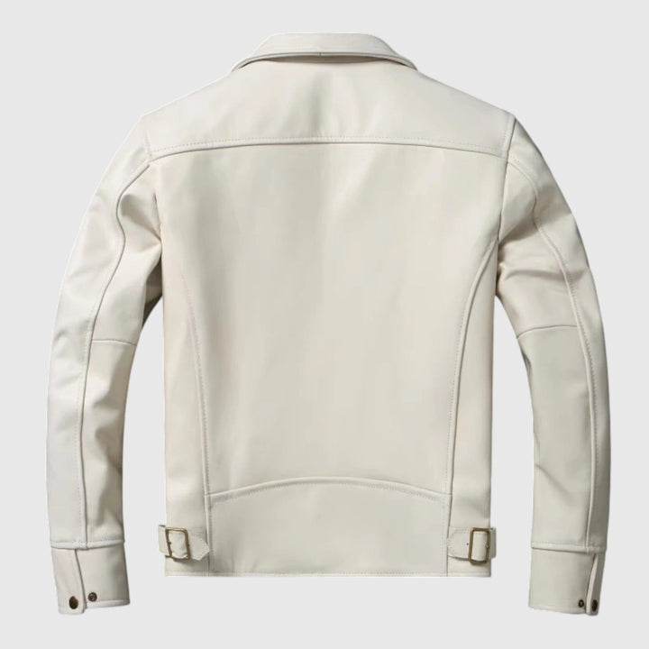Yavor-nahkatakki slim-fit leikkauksella