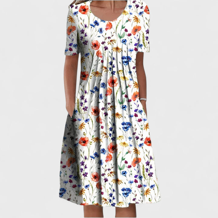 Kvetta - Elegantti Midi Mekko