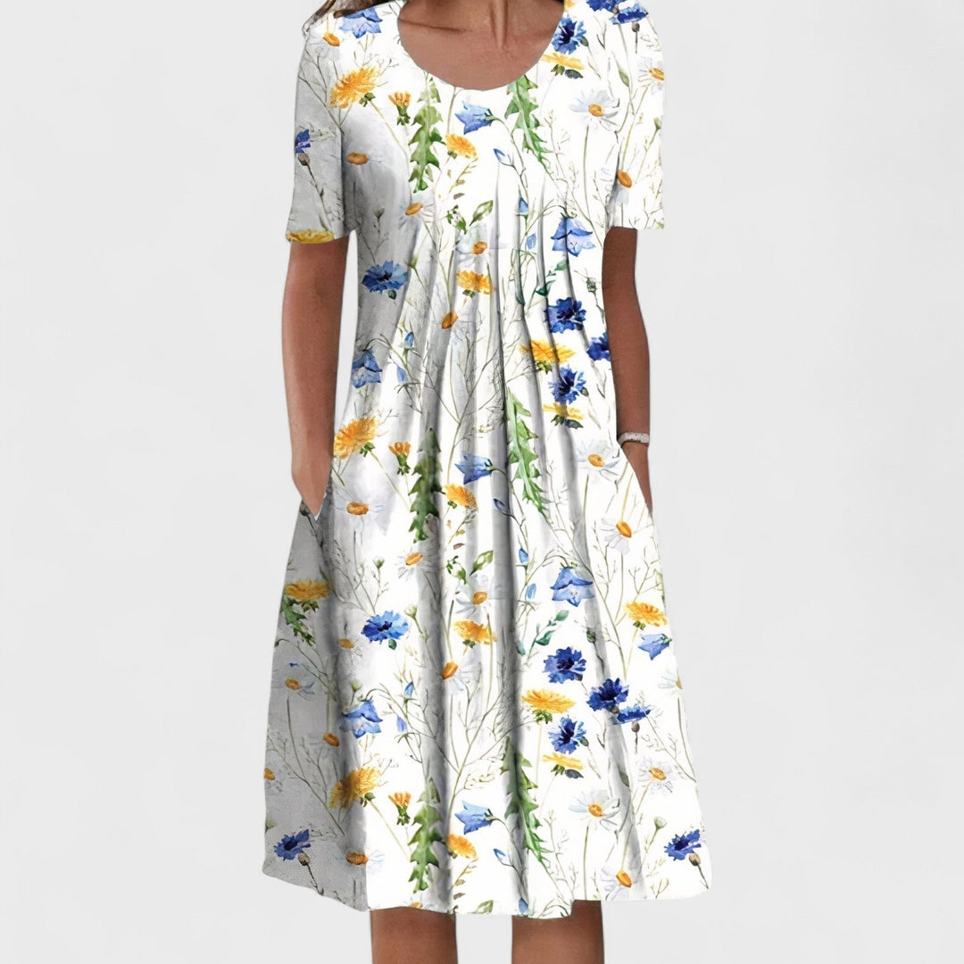 Kvetta - Elegantti Midi Mekko