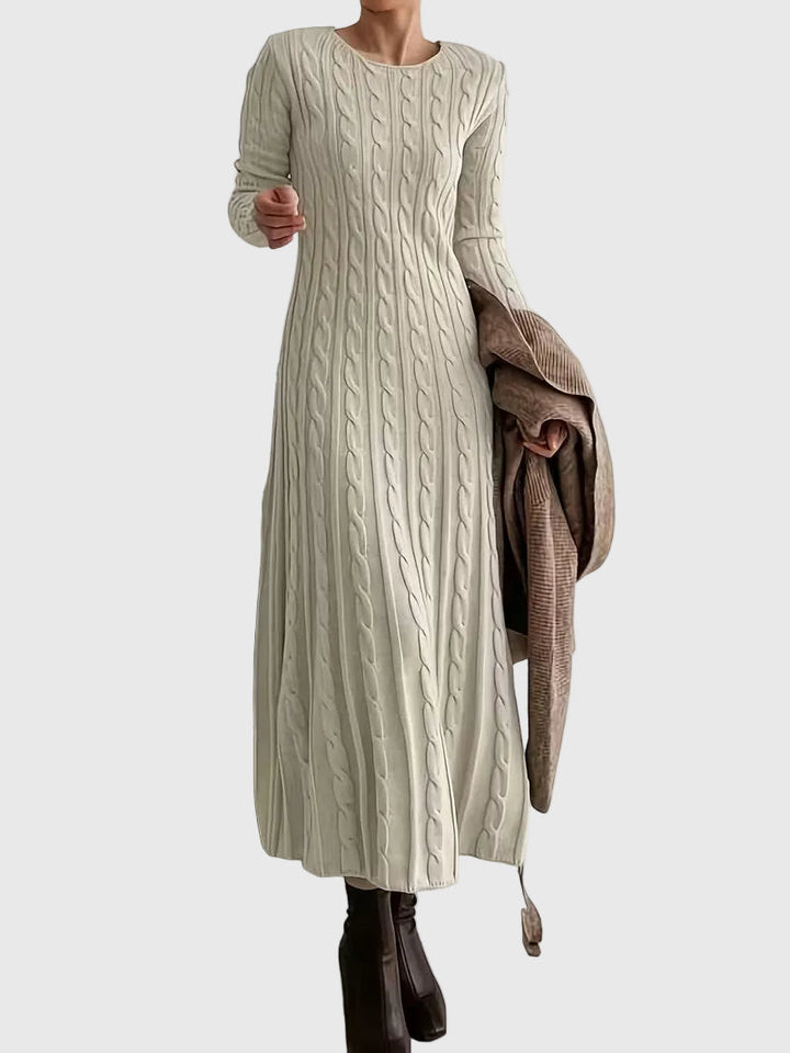 Vanessa - Elegantti Maxi Neulemekko