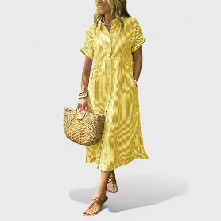 Angela - Raidallinen mekko