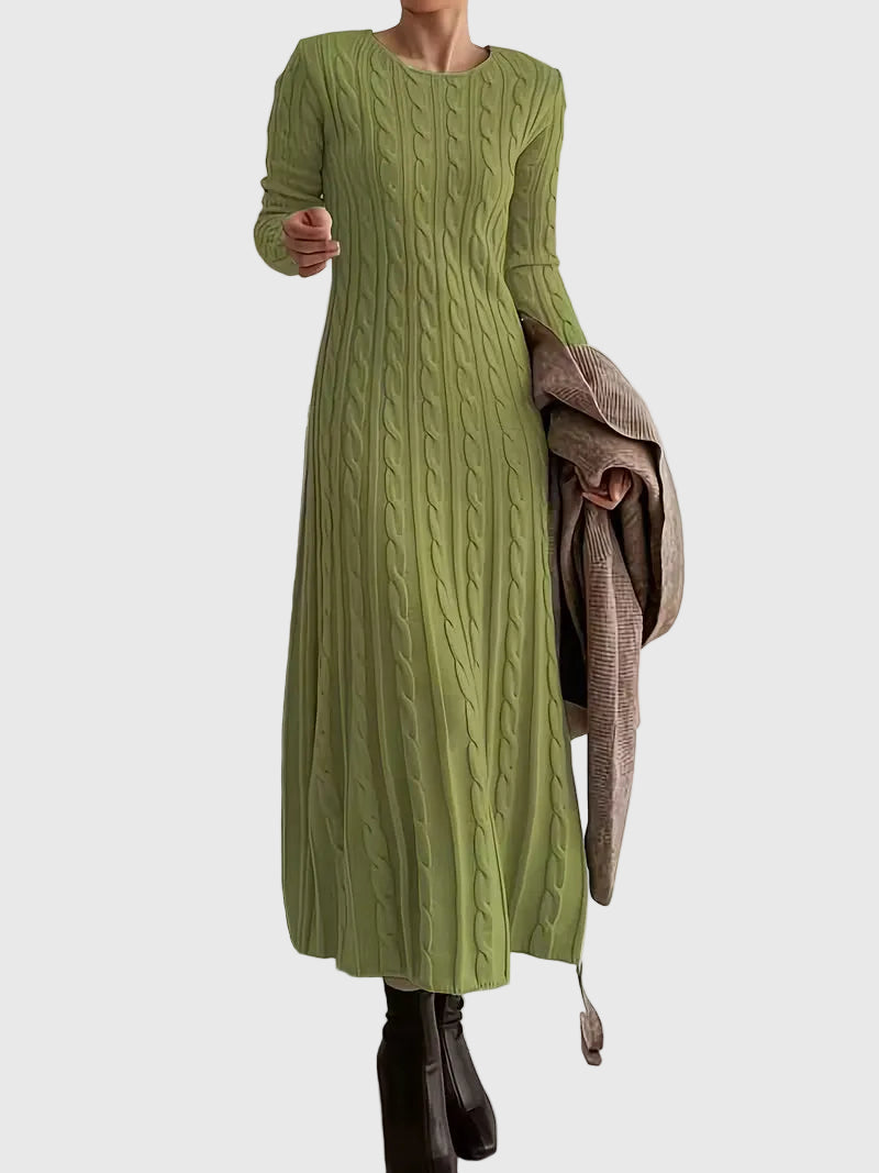 Vanessa - Elegantti Maxi Neulemekko