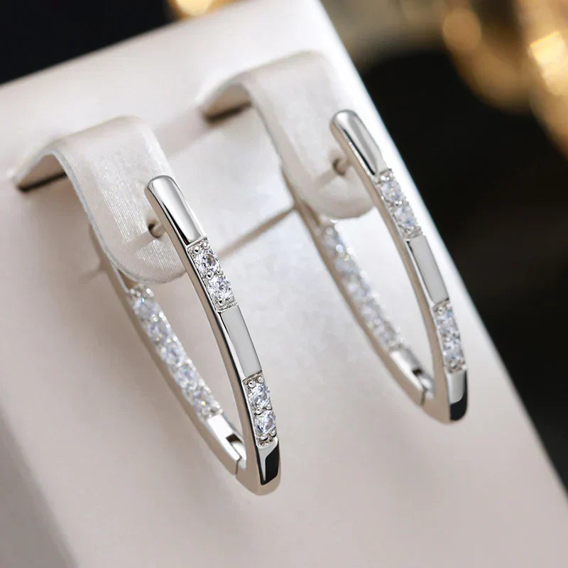 Elegantit Kultaiset Zirkoniakorvakorut