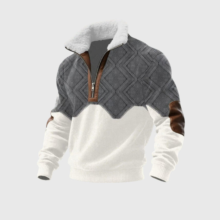 János - Korkeakauluksinen Fleece-T-paita