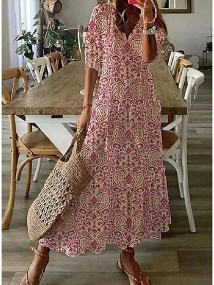 Luna | Kevyt boho-midimekko